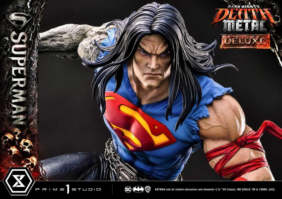 Superman (Deluxe Version) Dark Nights: Death Metal (Comics) – Prime1Studio – ActionFigure Brasil