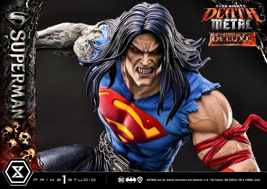 Superman (Deluxe Version) Dark Nights: Death Metal (Comics) – Prime1Studio – ActionFigure Brasil
