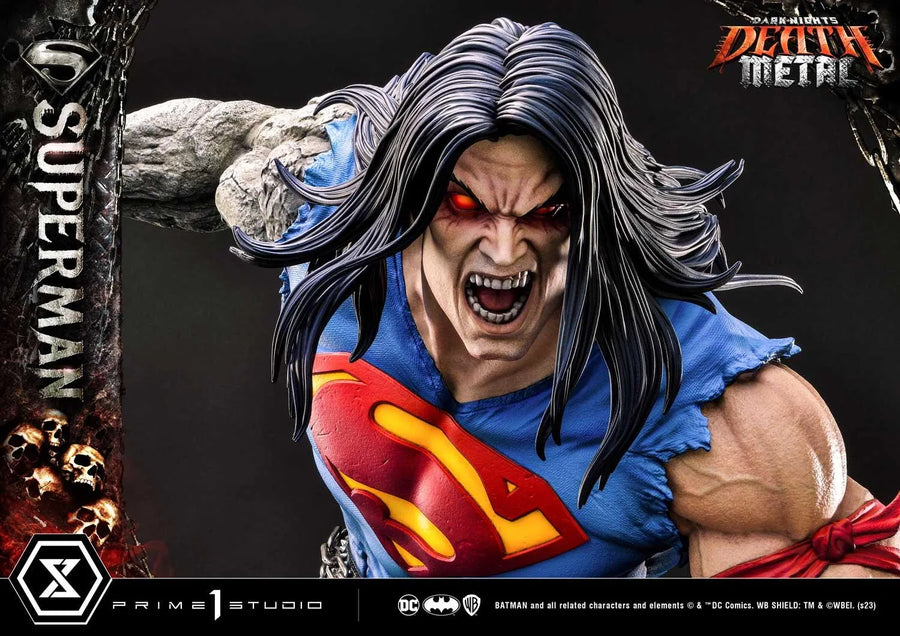 Superman (Deluxe Version) Dark Nights: Death Metal (Comics) – Prime1Studio – ActionFigure Brasil