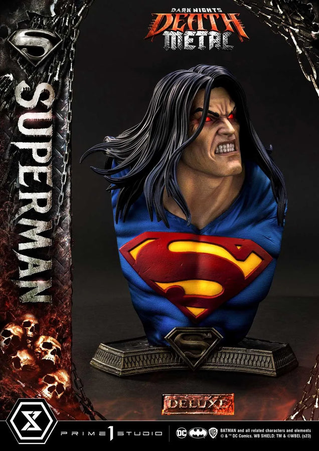Superman (Deluxe Version) Dark Nights: Death Metal (Comics) – Prime1Studio – ActionFigure Brasil