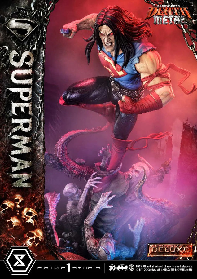 Superman (Deluxe Version) Dark Nights: Death Metal (Comics) – Prime1Studio – ActionFigure Brasil