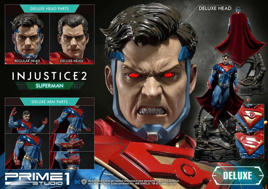 Superman (Deluxe Version) Injustice 2 – Prime1Studio – ActionFigure Brasil