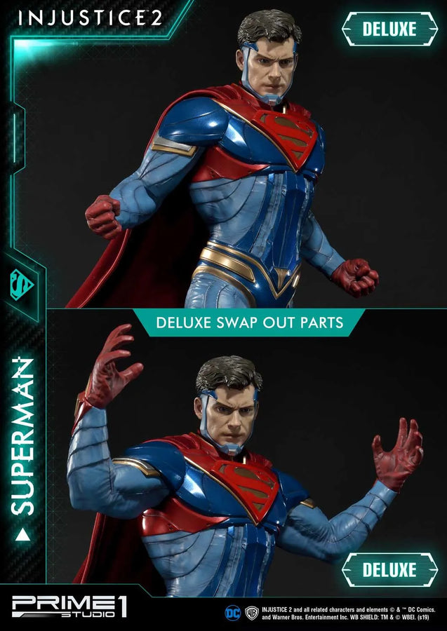 Superman (Deluxe Version) Injustice 2 – Prime1Studio – ActionFigure Brasil