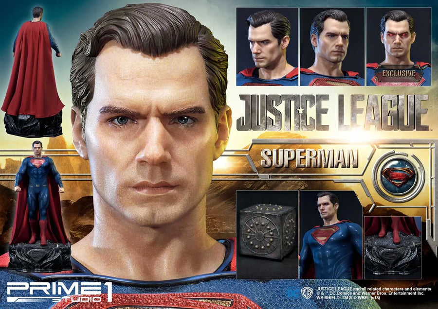 Superman (Exclusive Version) Justice League (Film) – Prime1Studio – ActionFigure Brasil