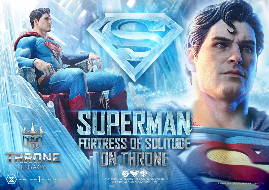 Superman Fortress of Solitude on Throne (Regular Version) Superman (Comics) – Prime1Studio – ActionFigure Brasil
