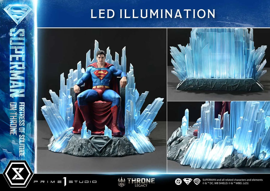 Superman Fortress of Solitude on Throne (Regular Version) Superman (Comics) – Prime1Studio – ActionFigure Brasil