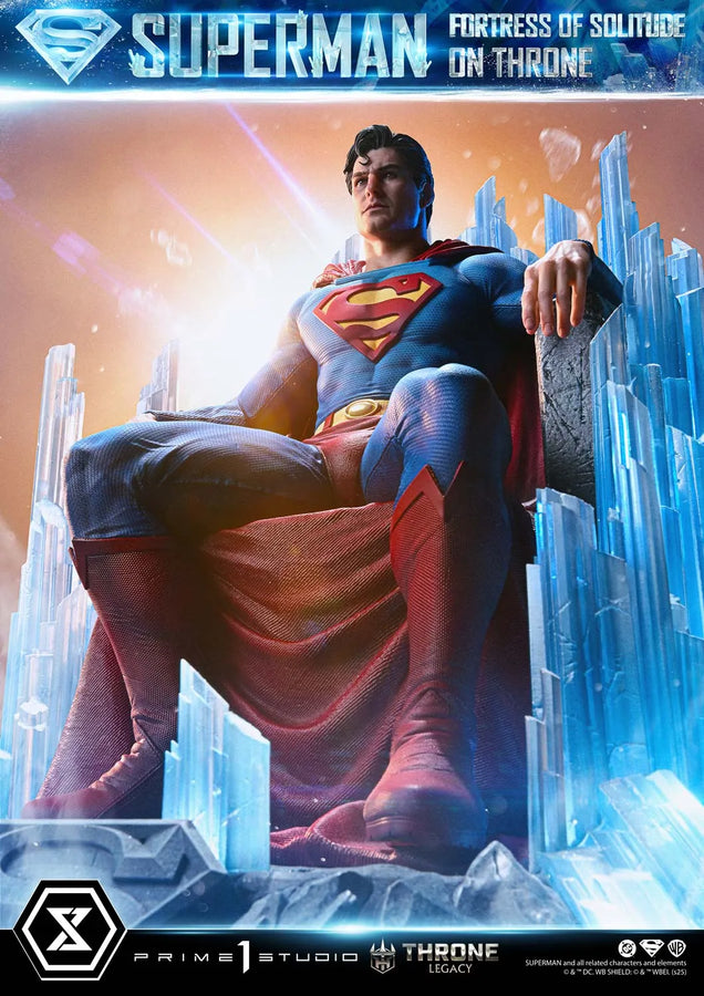 Superman Fortress of Solitude on Throne (Regular Version) Superman (Comics) – Prime1Studio – ActionFigure Brasil
