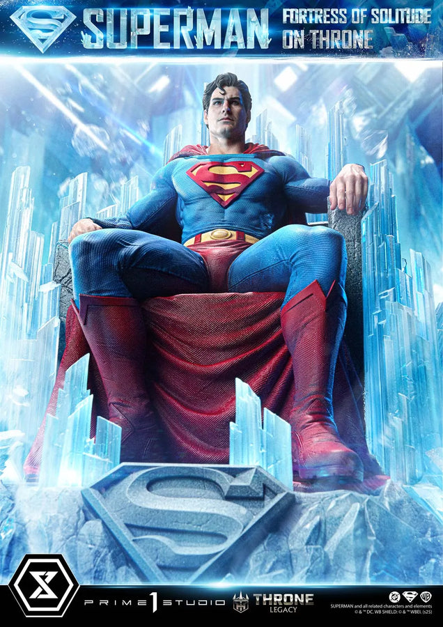 Superman Fortress of Solitude on Throne (Regular Version) Superman (Comics) – Prime1Studio – ActionFigure Brasil