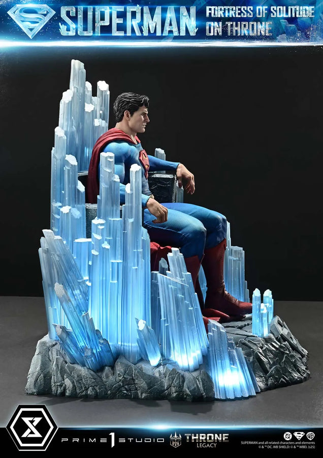 Superman Fortress of Solitude on Throne (Regular Version) Superman (Comics) – Prime1Studio – ActionFigure Brasil