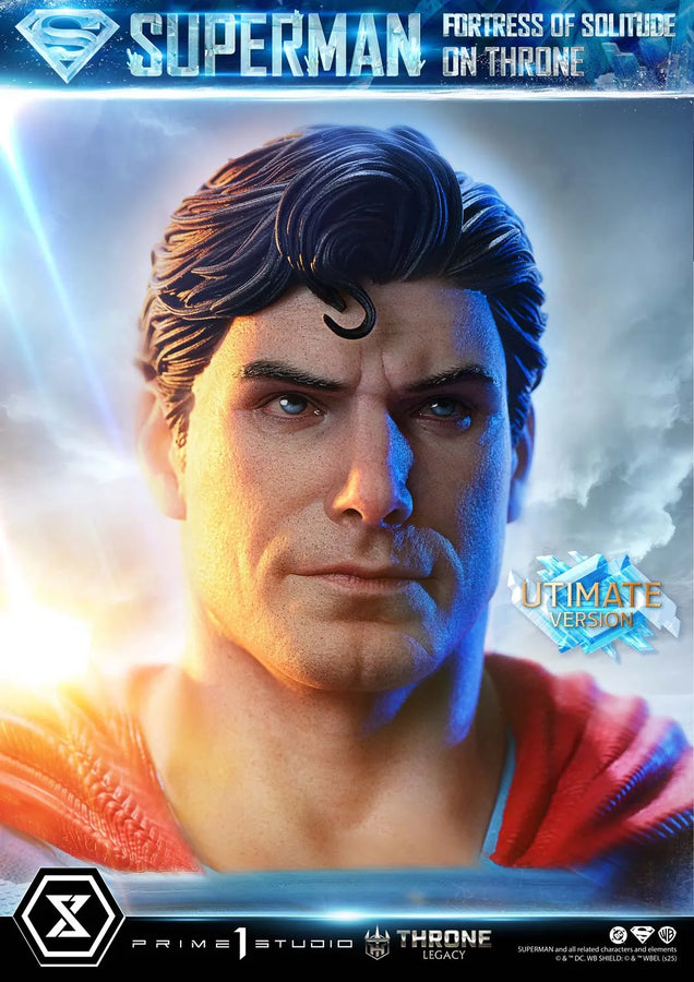 Superman Fortress of Solitude on Throne (Ultimate Bonus Version) Superman (Comics) – Prime1Studio – ActionFigure Brasil