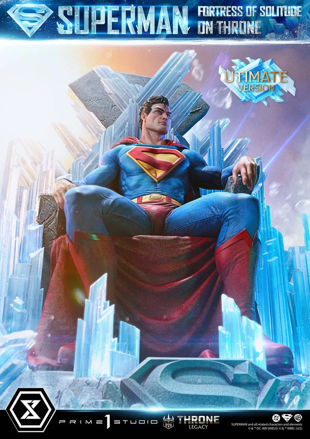 Superman Fortress of Solitude on Throne (Ultimate Bonus Version) Superman (Comics) – Prime1Studio – ActionFigure Brasil