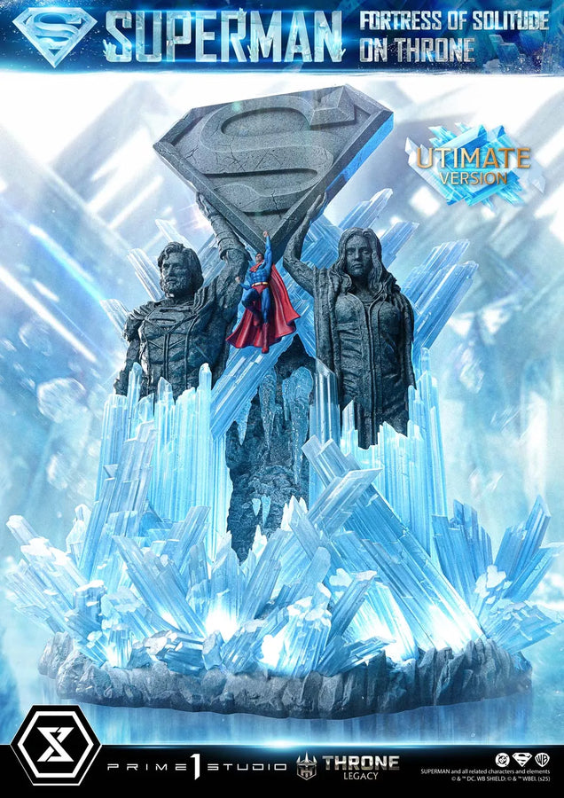 Superman Fortress of Solitude on Throne (Ultimate Bonus Version) Superman (Comics) – Prime1Studio – ActionFigure Brasil