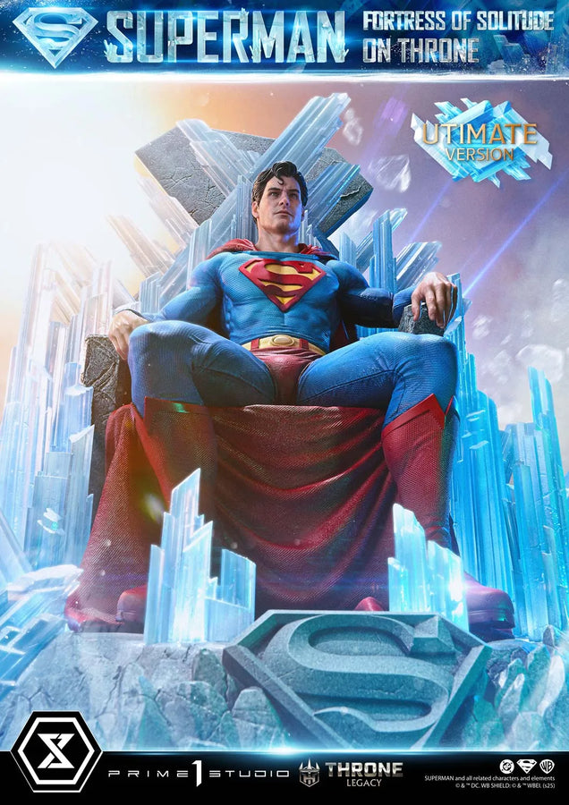 Superman Fortress of Solitude on Throne (Ultimate Bonus Version) Superman (Comics) – Prime1Studio – ActionFigure Brasil
