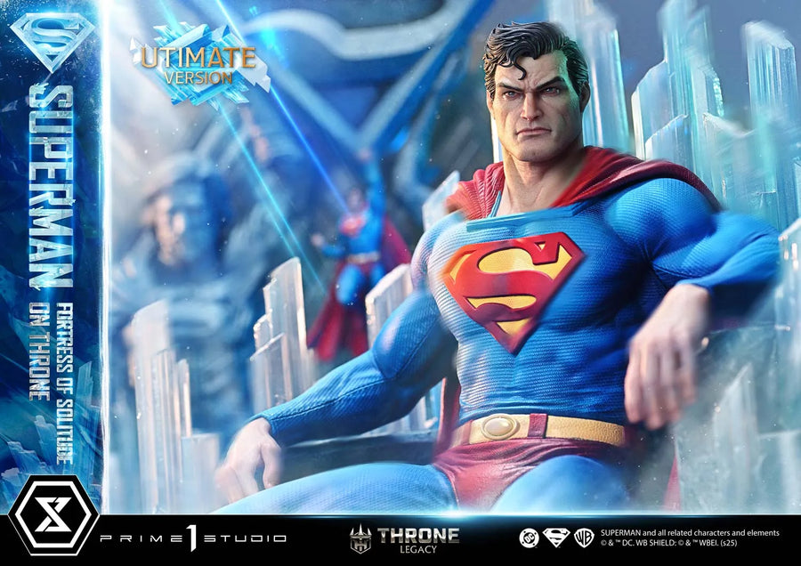Superman Fortress of Solitude on Throne (Ultimate Bonus Version) Superman (Comics) – Prime1Studio – ActionFigure Brasil