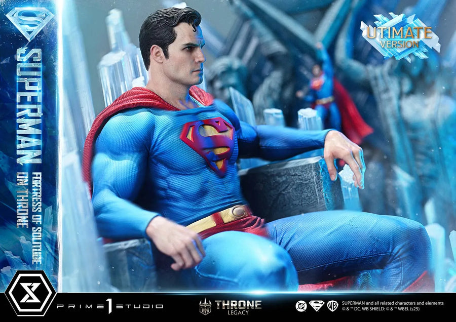 Superman Fortress of Solitude on Throne (Ultimate Bonus Version) Superman (Comics) – Prime1Studio – ActionFigure Brasil