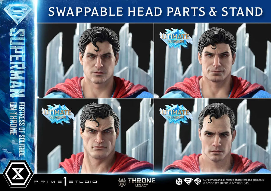 Superman Fortress of Solitude on Throne (Ultimate Bonus Version) Superman (Comics) – Prime1Studio – ActionFigure Brasil