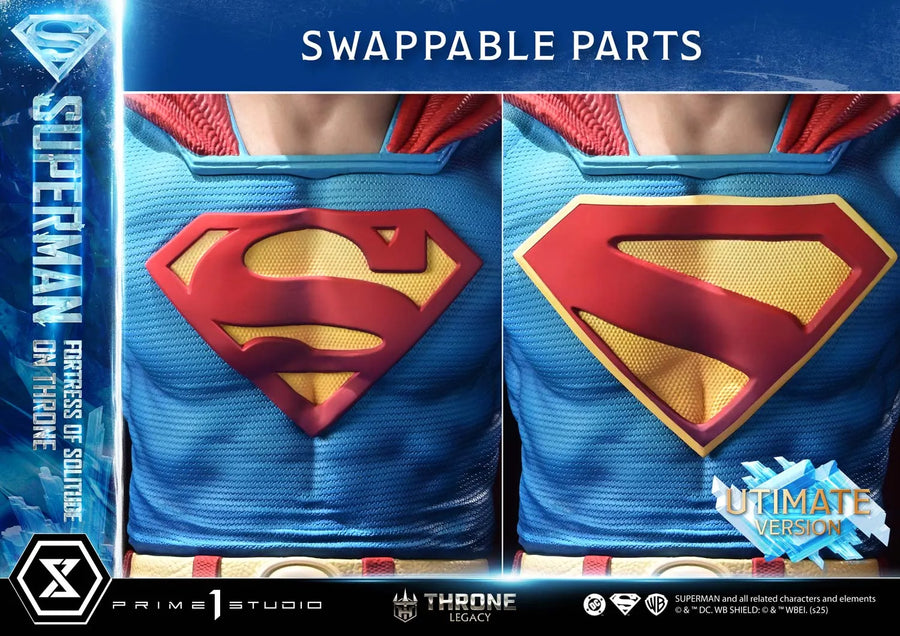 Superman Fortress of Solitude on Throne (Ultimate Bonus Version) Superman (Comics) – Prime1Studio – ActionFigure Brasil