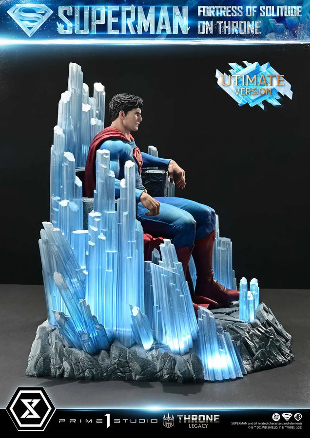 Superman Fortress of Solitude on Throne (Ultimate Bonus Version) Superman (Comics) – Prime1Studio – ActionFigure Brasil