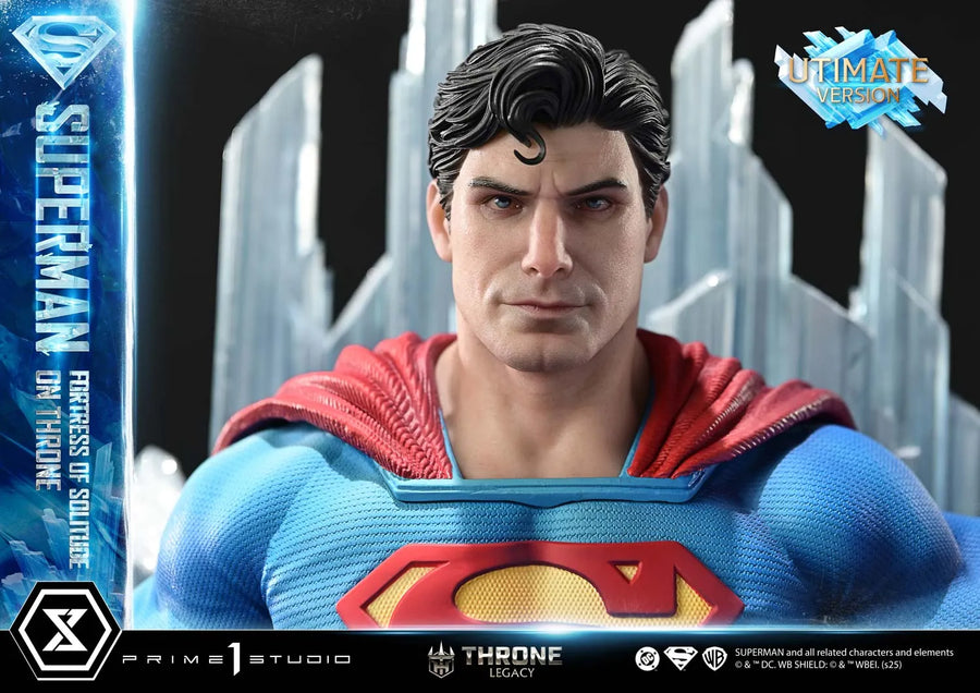 Superman Fortress of Solitude on Throne (Ultimate Bonus Version) Superman (Comics) – Prime1Studio – ActionFigure Brasil