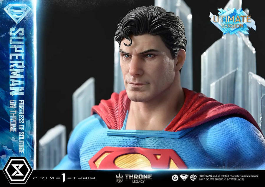 Superman Fortress of Solitude on Throne (Ultimate Bonus Version) Superman (Comics) – Prime1Studio – ActionFigure Brasil