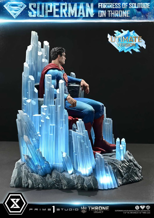 Superman Fortress of Solitude on Throne (Ultimate Bonus Version) Superman (Comics) – Prime1Studio – ActionFigure Brasil