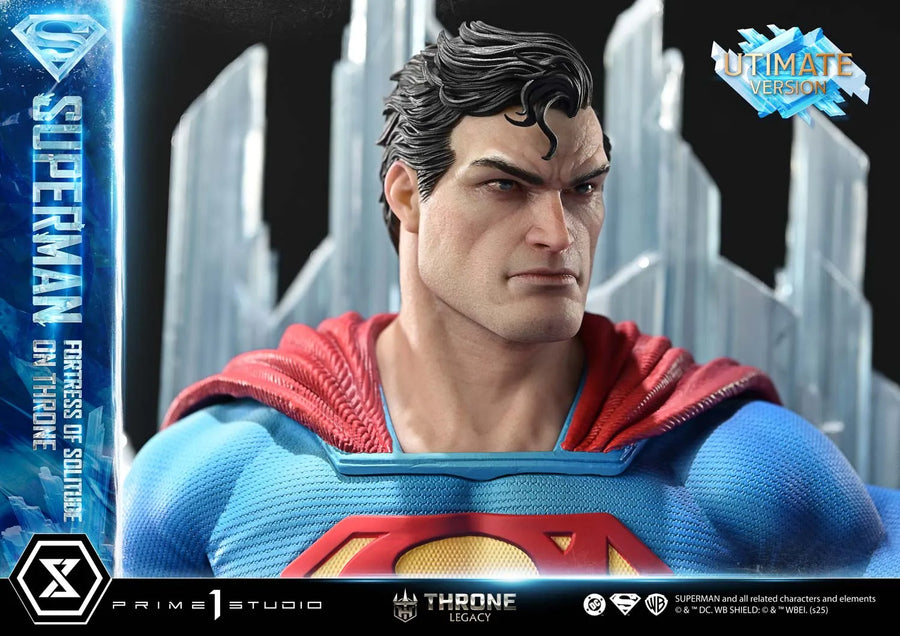 Superman Fortress of Solitude on Throne (Ultimate Bonus Version) Superman (Comics) – Prime1Studio – ActionFigure Brasil