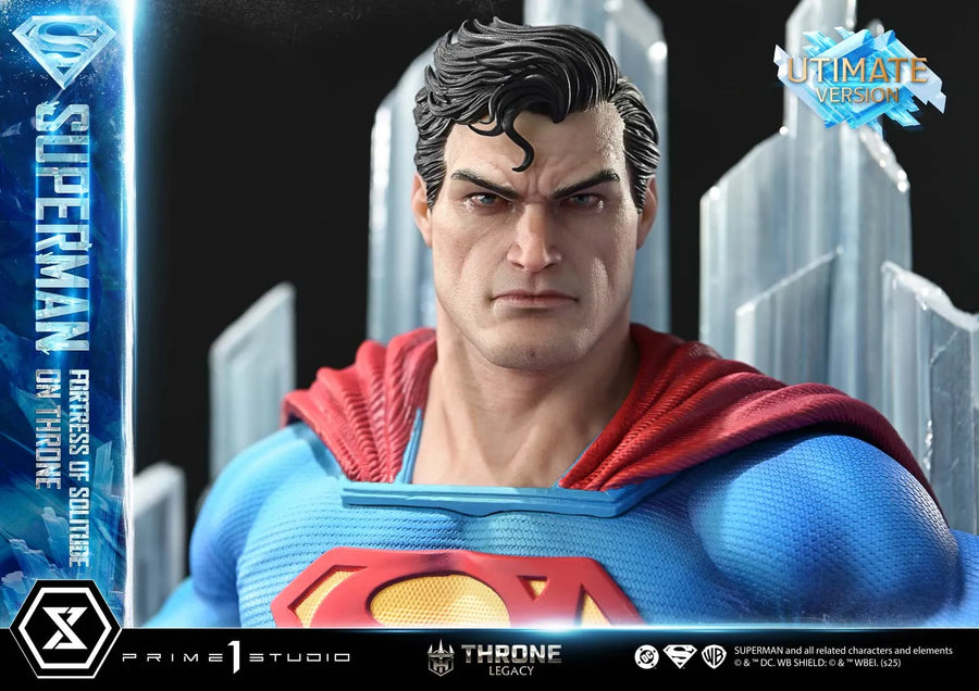 Superman Fortress of Solitude on Throne (Ultimate Bonus Version) Superman (Comics) – Prime1Studio – ActionFigure Brasil