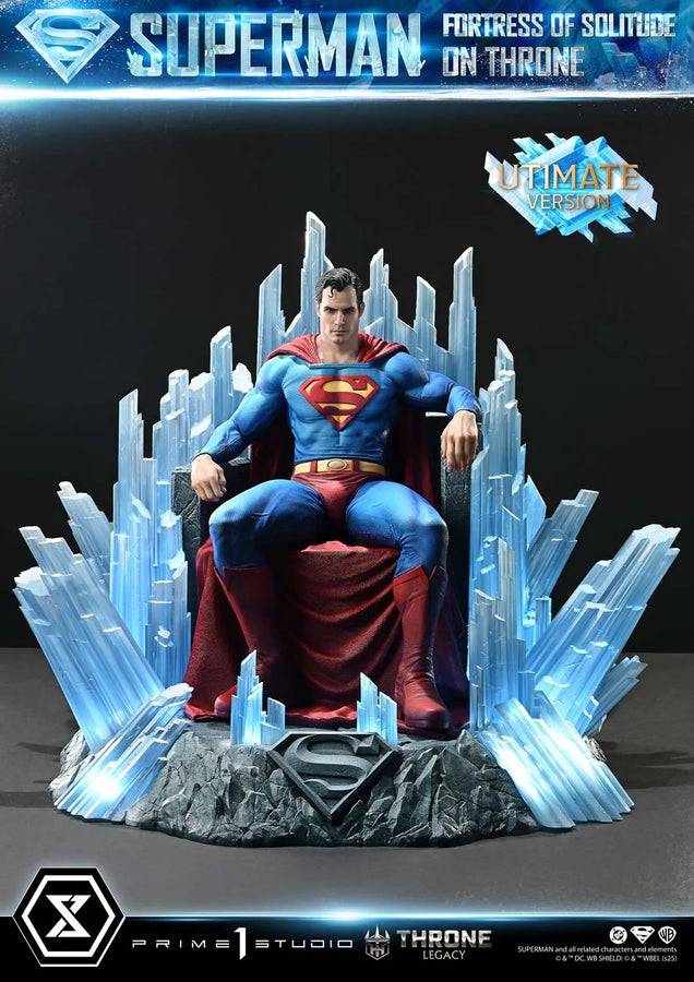 Superman Fortress of Solitude on Throne (Ultimate Bonus Version) Superman (Comics) – Prime1Studio – ActionFigure Brasil