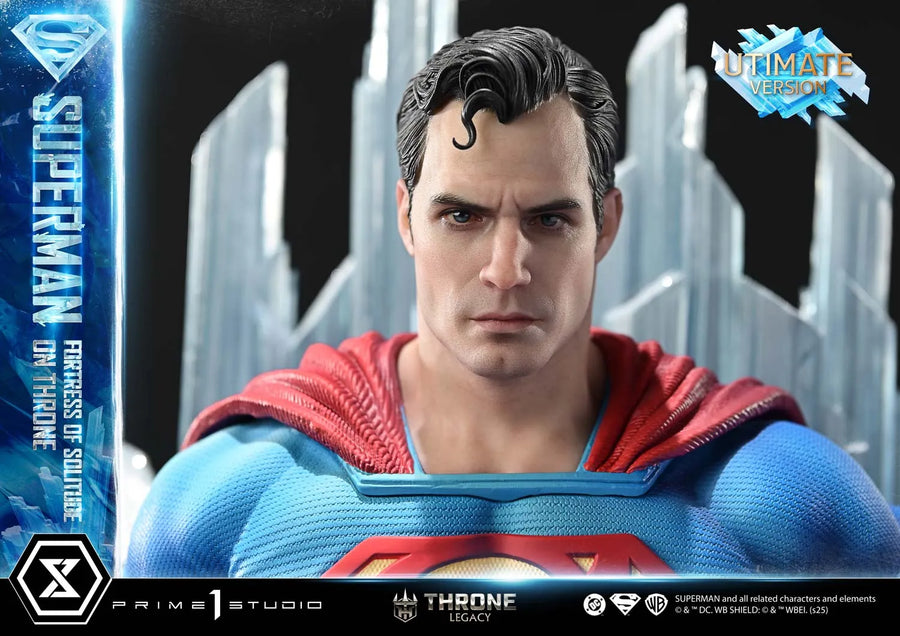 Superman Fortress of Solitude on Throne (Ultimate Bonus Version) Superman (Comics) – Prime1Studio – ActionFigure Brasil