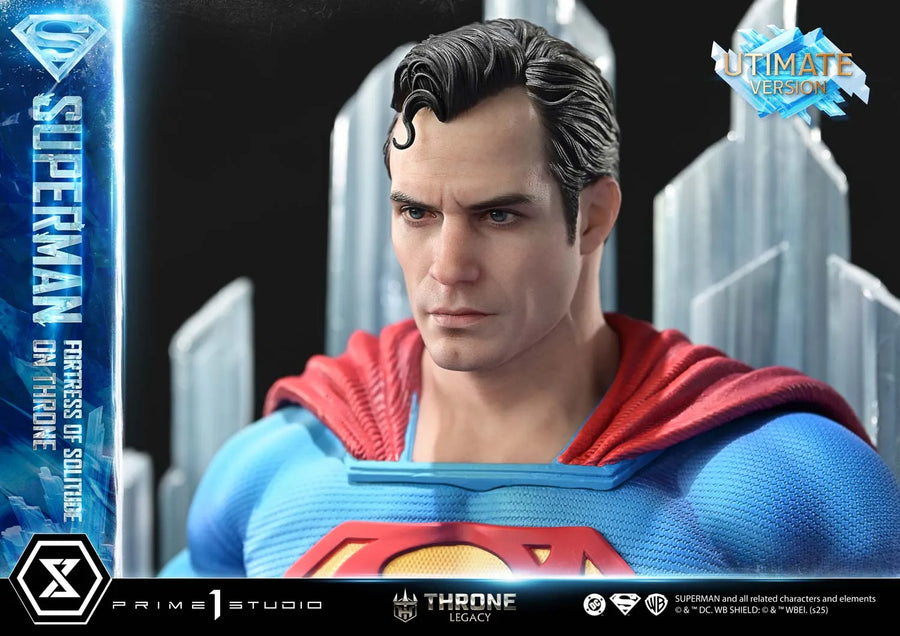Superman Fortress of Solitude on Throne (Ultimate Bonus Version) Superman (Comics) – Prime1Studio – ActionFigure Brasil