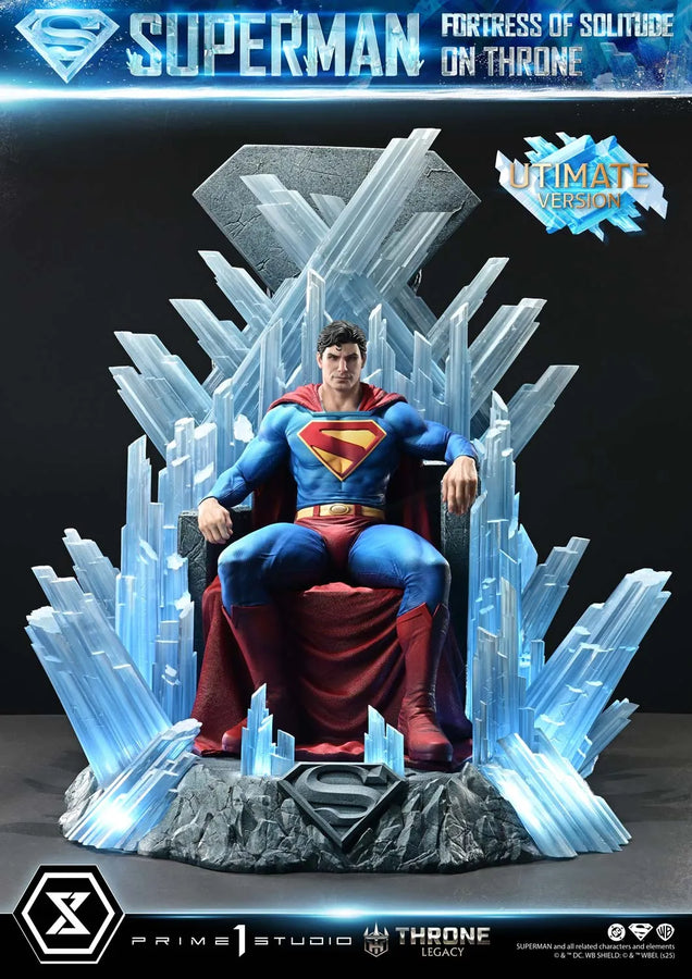 Superman Fortress of Solitude on Throne (Ultimate Bonus Version) Superman (Comics) – Prime1Studio – ActionFigure Brasil