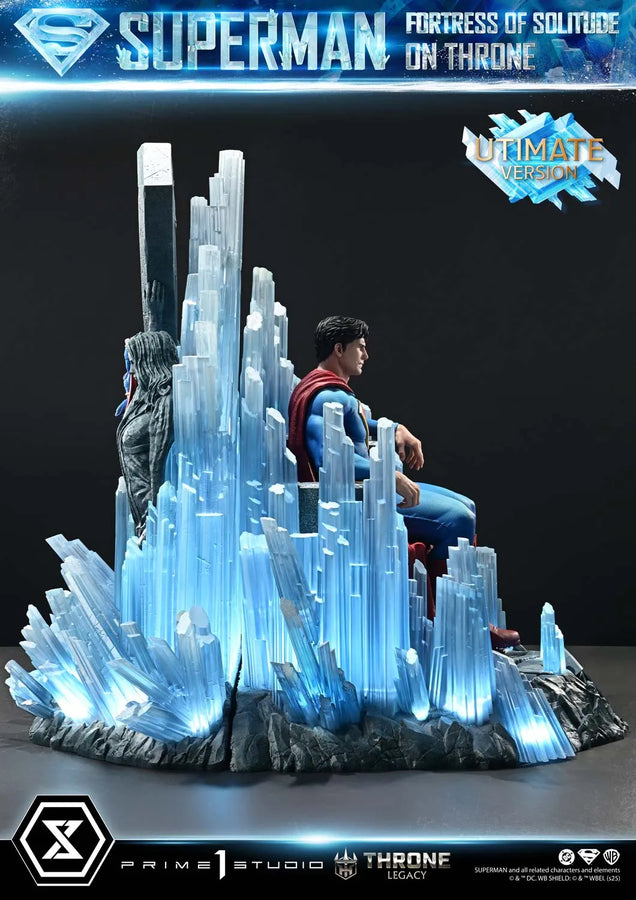 Superman Fortress of Solitude on Throne (Ultimate Bonus Version) Superman (Comics) – Prime1Studio – ActionFigure Brasil
