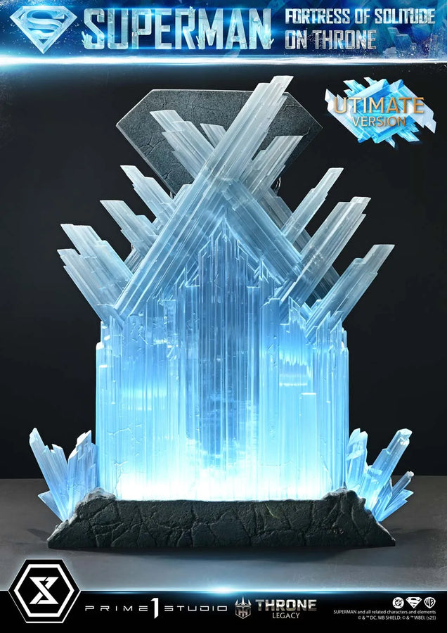 Superman Fortress of Solitude on Throne (Ultimate Bonus Version) Superman (Comics) – Prime1Studio – ActionFigure Brasil