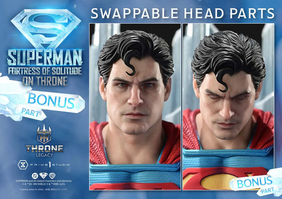 Superman Fortress of Solitude on Throne (Ultimate Bonus Version) Superman (Comics) – Prime1Studio – ActionFigure Brasil