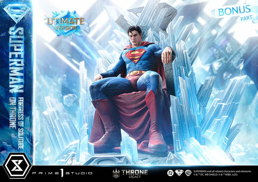 Superman Fortress of Solitude on Throne (Ultimate Bonus Version) Superman (Comics) – Prime1Studio – ActionFigure Brasil