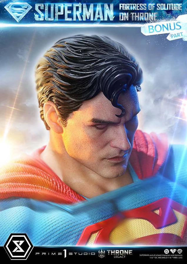 Superman Fortress of Solitude on Throne (Ultimate Bonus Version) Superman (Comics) – Prime1Studio – ActionFigure Brasil