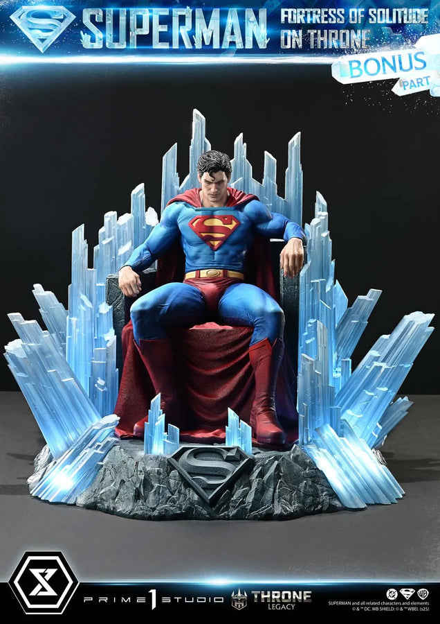 Superman Fortress of Solitude on Throne (Ultimate Bonus Version) Superman (Comics) – Prime1Studio – ActionFigure Brasil