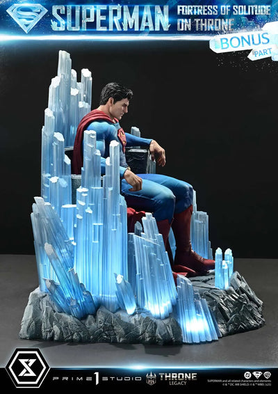 Superman Fortress of Solitude on Throne (Ultimate Bonus Version) Superman (Comics) – Prime1Studio – ActionFigure Brasil