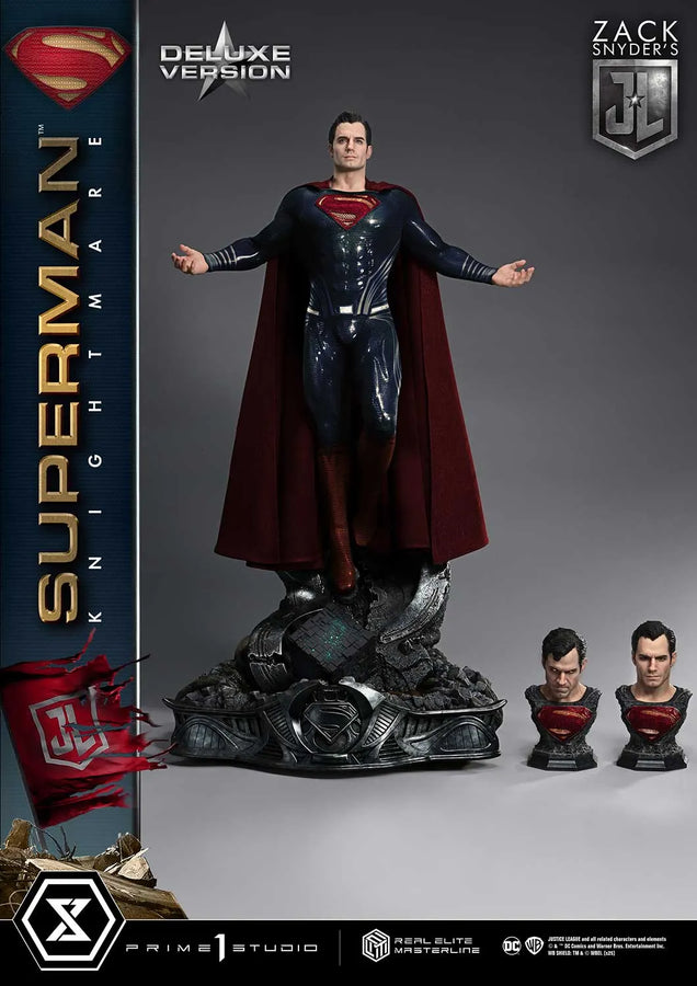 Superman (Knightmare DX Bonus) Justice League (Film) – Prime1Studio – ActionFigure Brasil