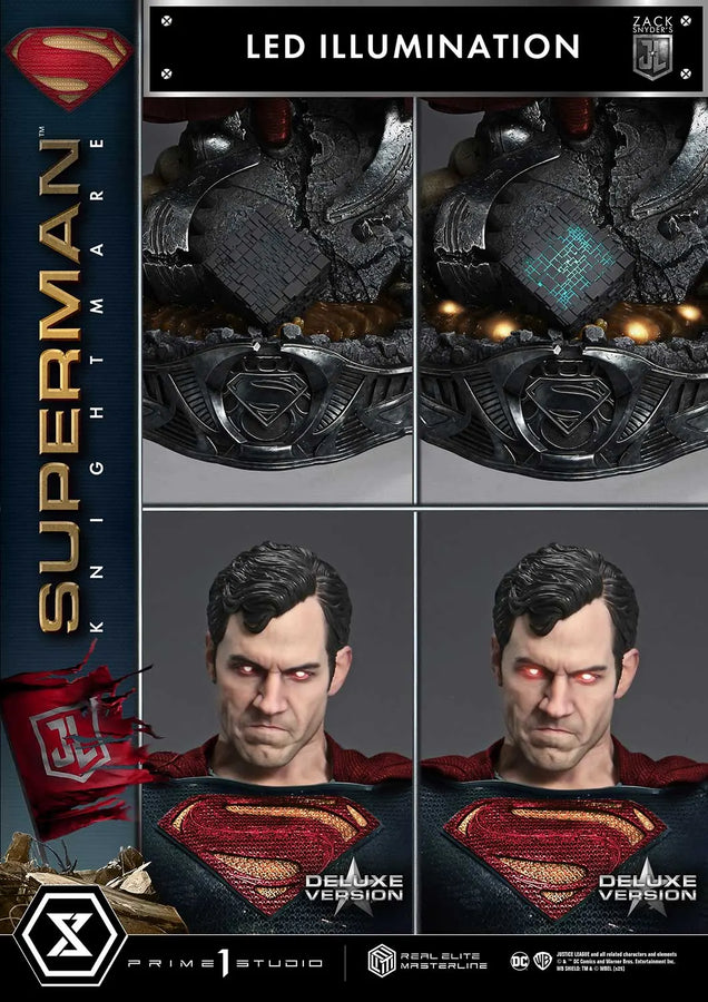 Superman (Knightmare DX Bonus) Justice League (Film) – Prime1Studio – ActionFigure Brasil