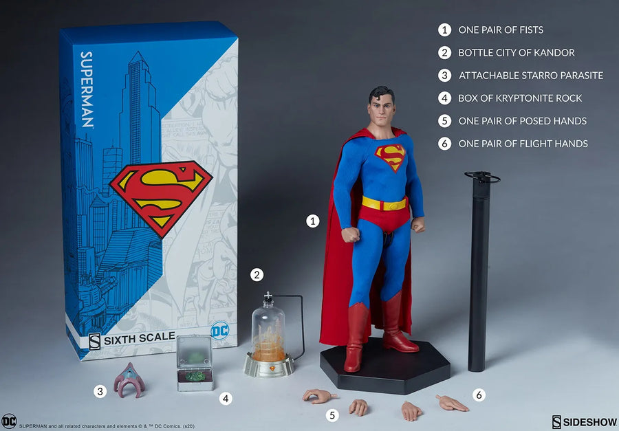 Superman - LIMITED EDITION – Sideshow Collectibles – ActionFigure Brasil