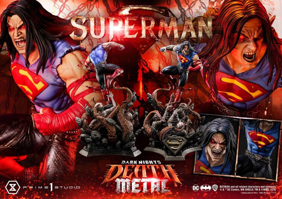 Superman (Regular Version) Dark Nights: Death Metal (Comics) – Prime1Studio – ActionFigure Brasil