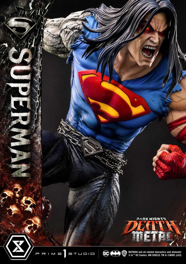Superman (Regular Version) Dark Nights: Death Metal (Comics) – Prime1Studio – ActionFigure Brasil