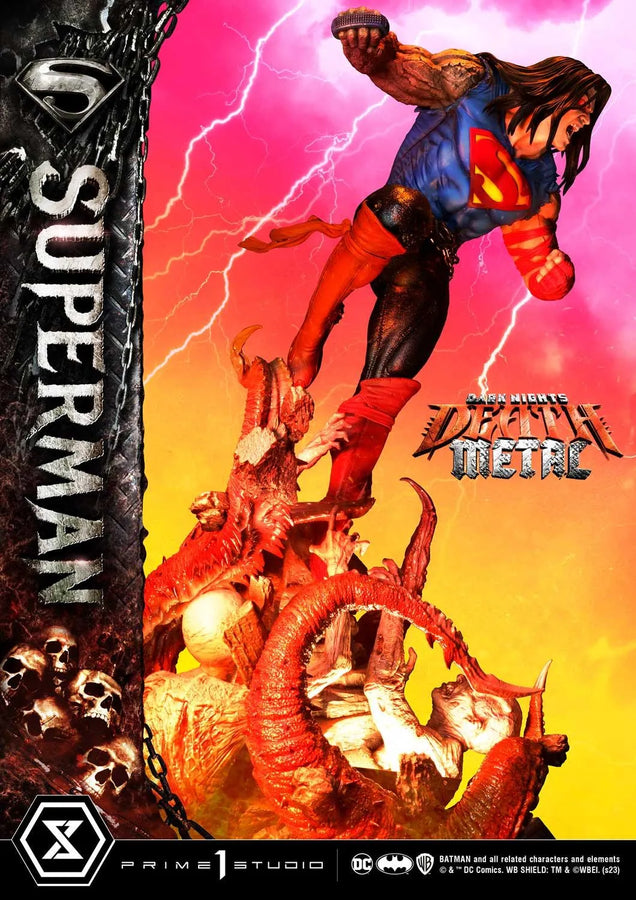Superman (Regular Version) Dark Nights: Death Metal (Comics) – Prime1Studio – ActionFigure Brasil
