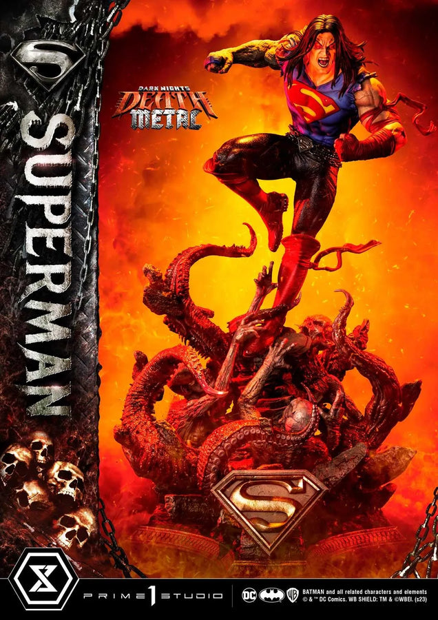 Superman (Regular Version) Dark Nights: Death Metal (Comics) – Prime1Studio – ActionFigure Brasil