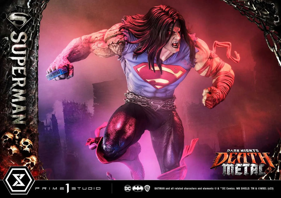 Superman (Regular Version) Dark Nights: Death Metal (Comics) – Prime1Studio – ActionFigure Brasil