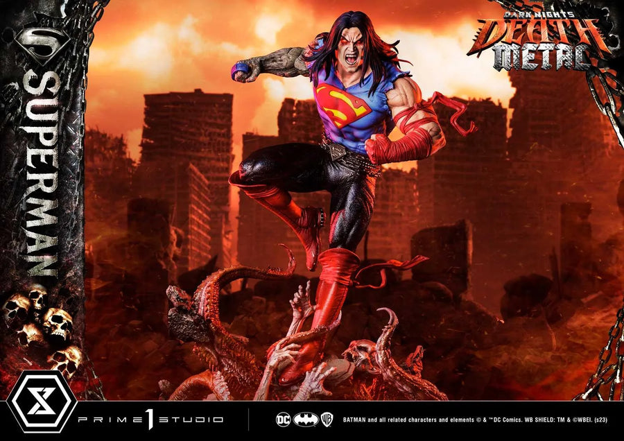 Superman (Regular Version) Dark Nights: Death Metal (Comics) – Prime1Studio – ActionFigure Brasil