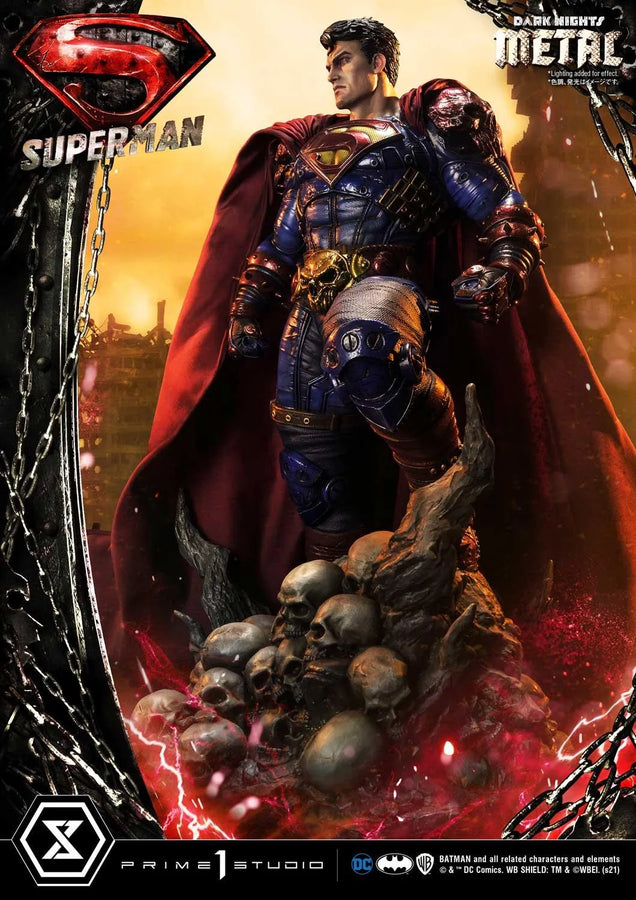 Superman (Regular Version) Dark Nights: Metal (Comics) – Prime1Studio – ActionFigure Brasil