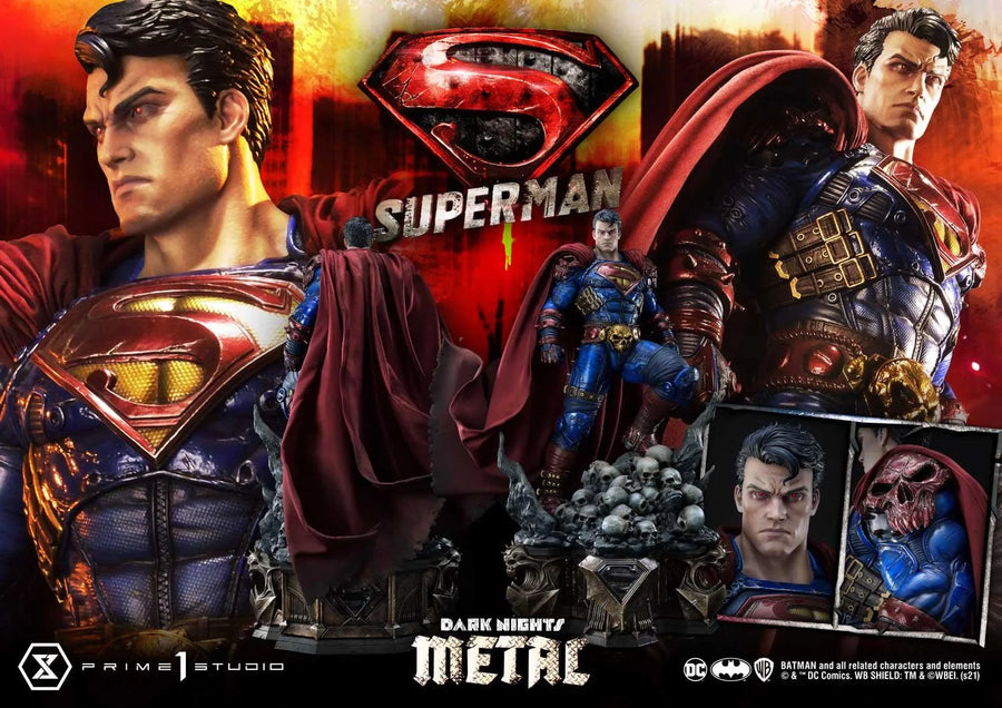 Superman (Regular Version) Dark Nights: Metal (Comics) – Prime1Studio – ActionFigure Brasil