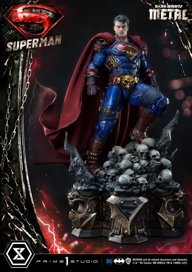 Superman (Regular Version) Dark Nights: Metal (Comics) – Prime1Studio – ActionFigure Brasil